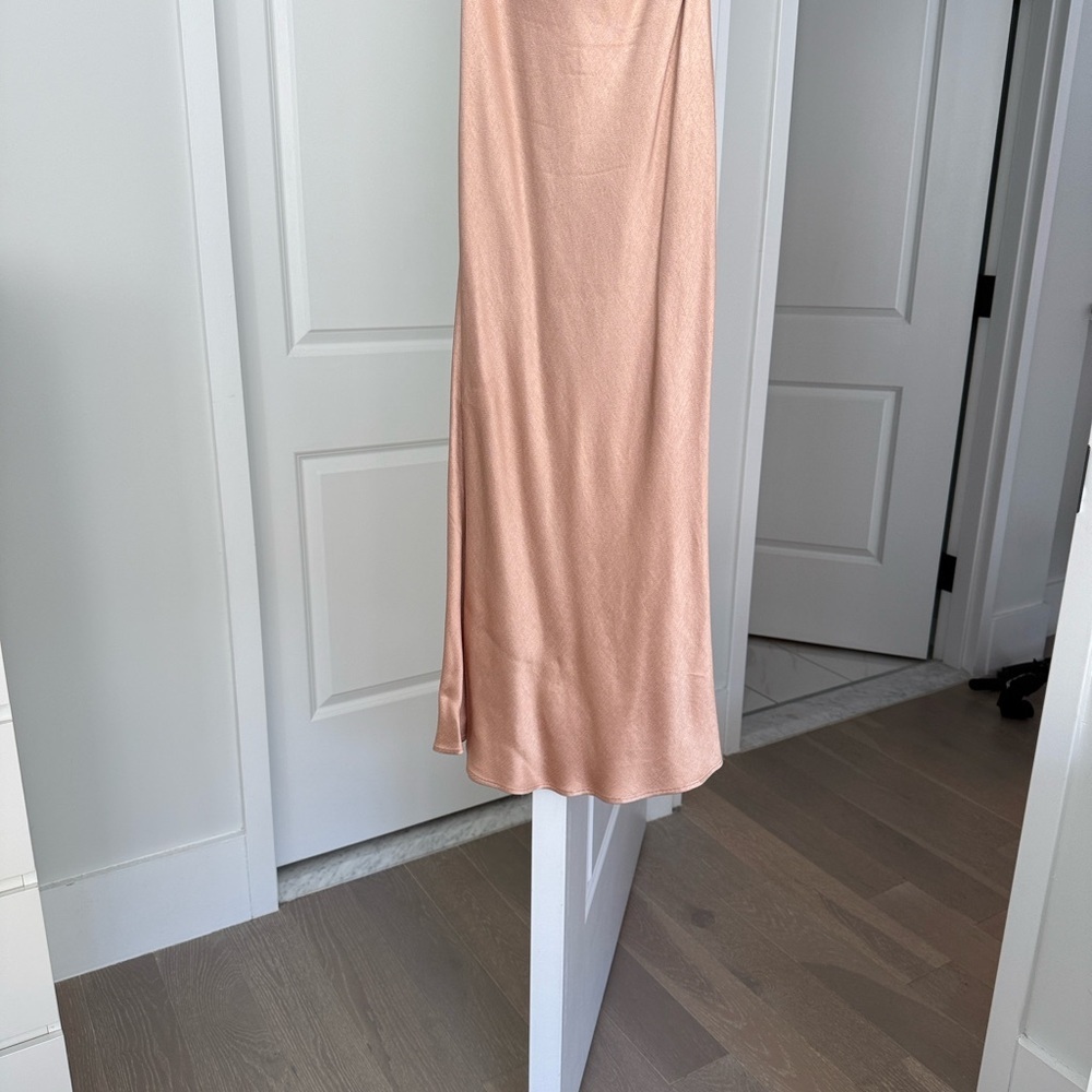 Bec & Bridge Moondance Strapless Midi Dress Rose Gold - Picture 5 of 9